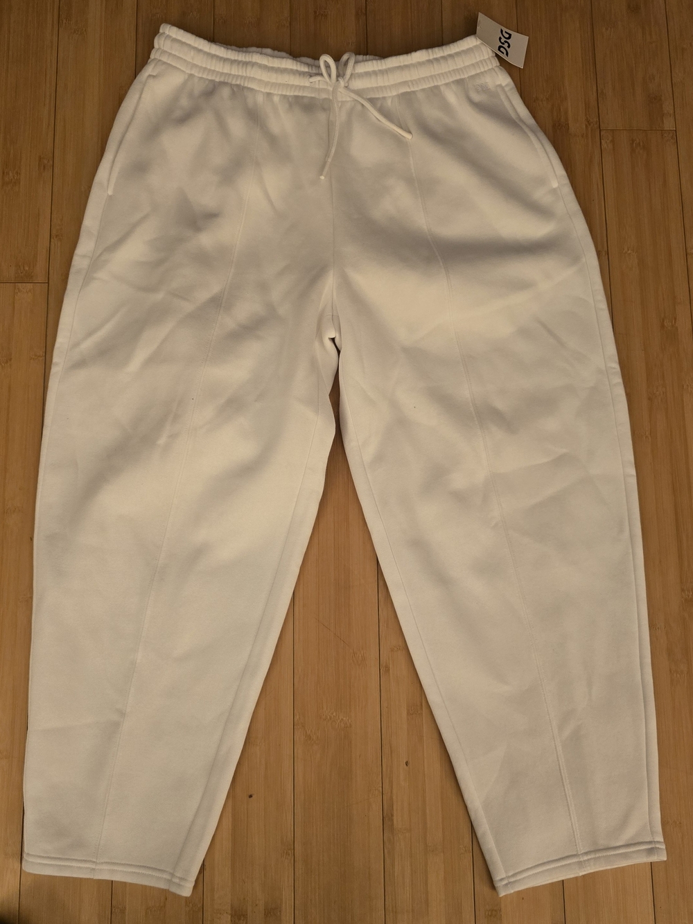 DSG Cream Drawstring Joggers